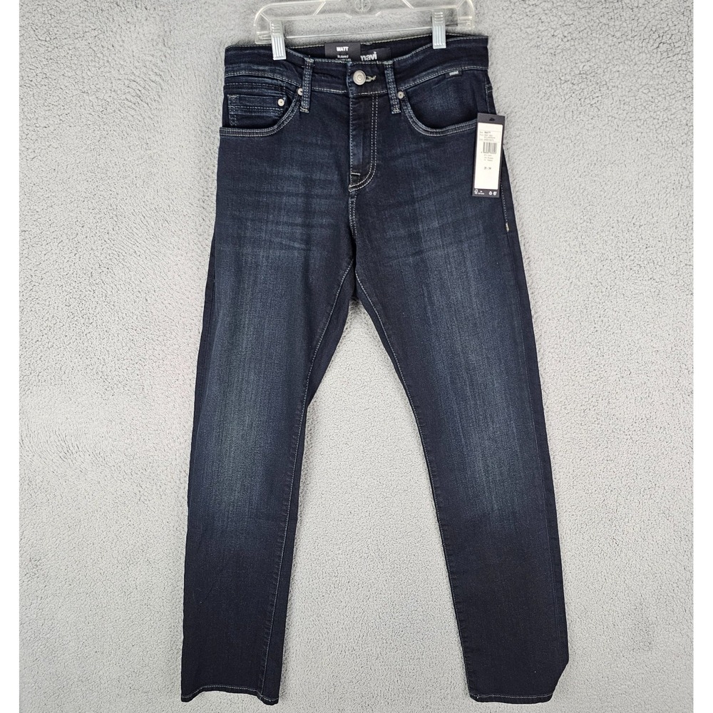 Mavi Matt Jeans Mens 28x34 Gray Williamsburg Relaxed Straight Leg M0033728379‎